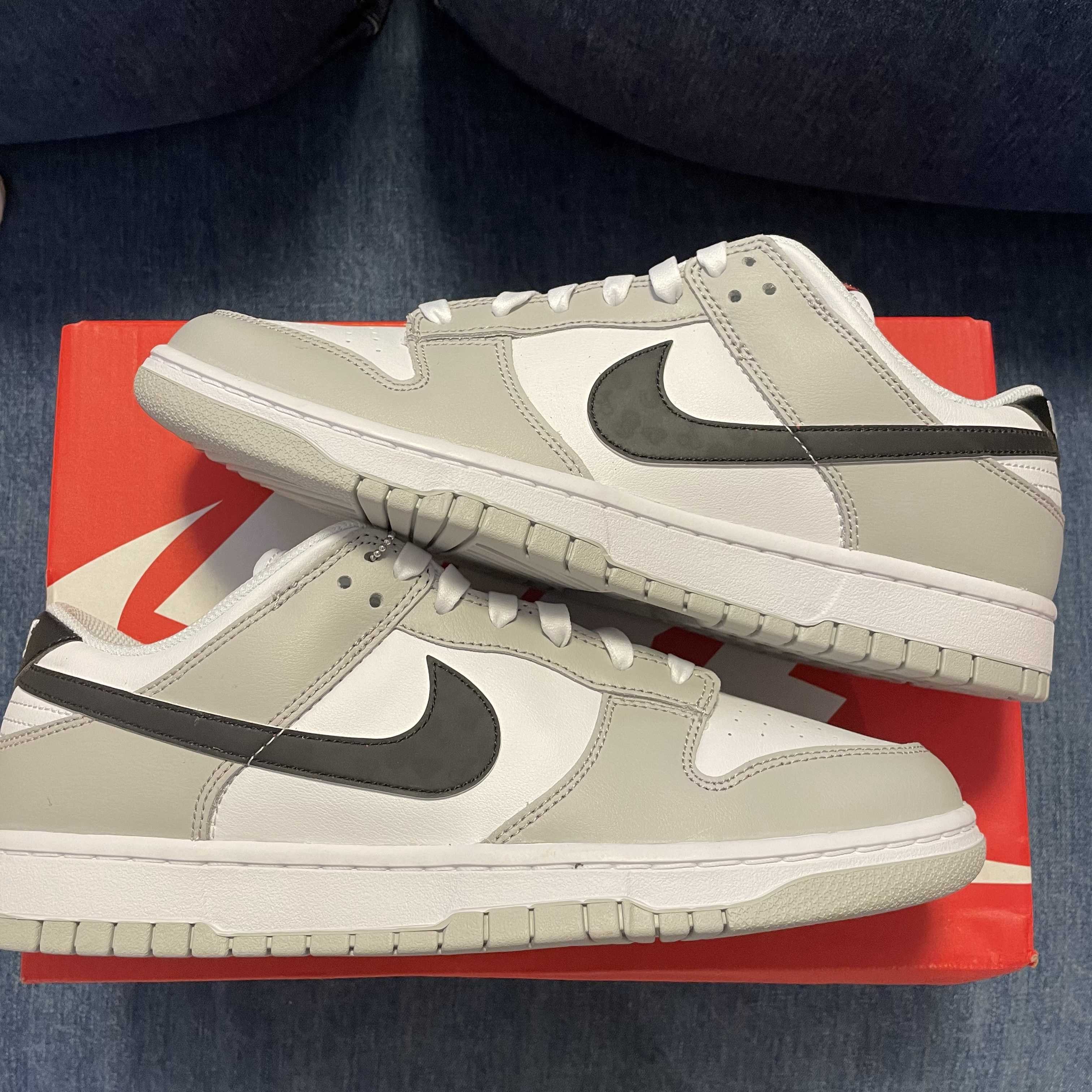 Nike Dunk Low SE Lottery "Grey Fog/Light Crimson"