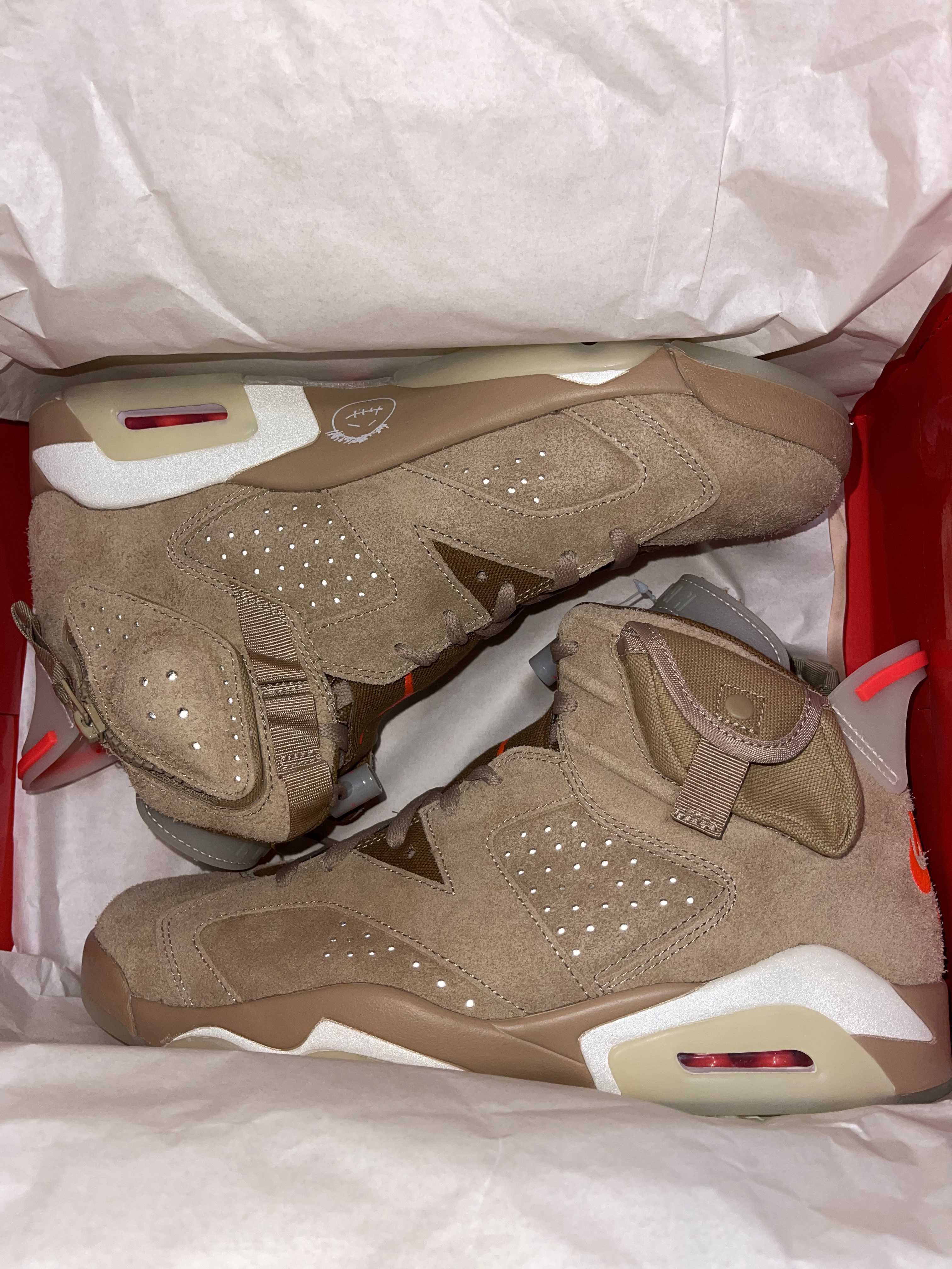 Travis Scott × Nike Air Jordan 6 "British Khaki"
