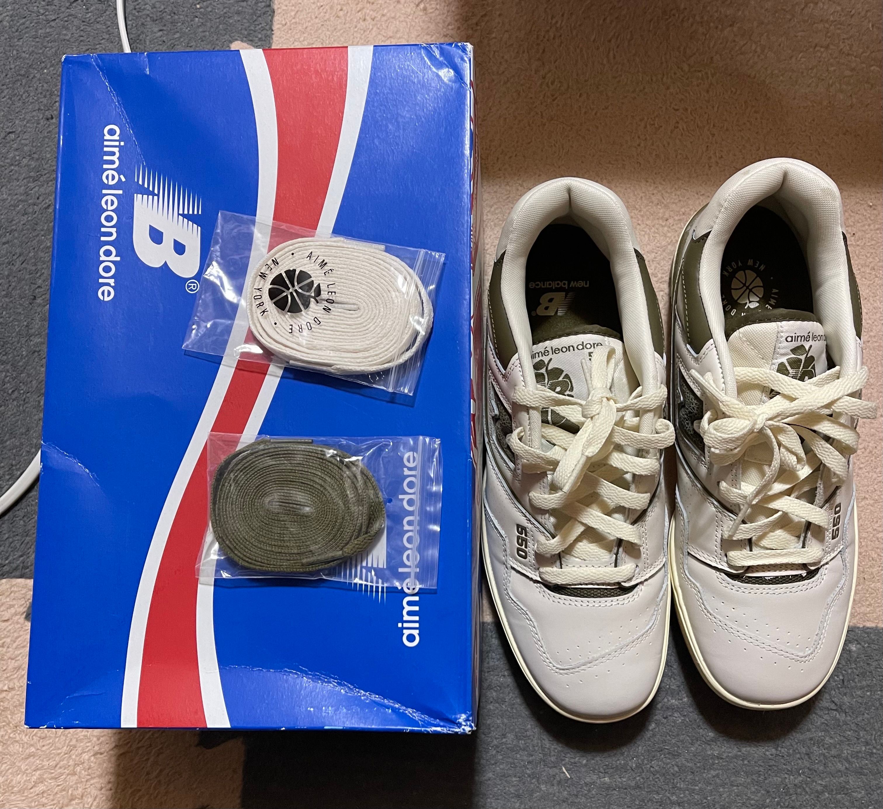 Aime Leon Dore × New Balance 550 "White/Olive"