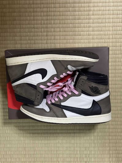 Travis Scott × Nike Air Jordan 1 Retro High OG TS SP "Sail/Dark Mocha"