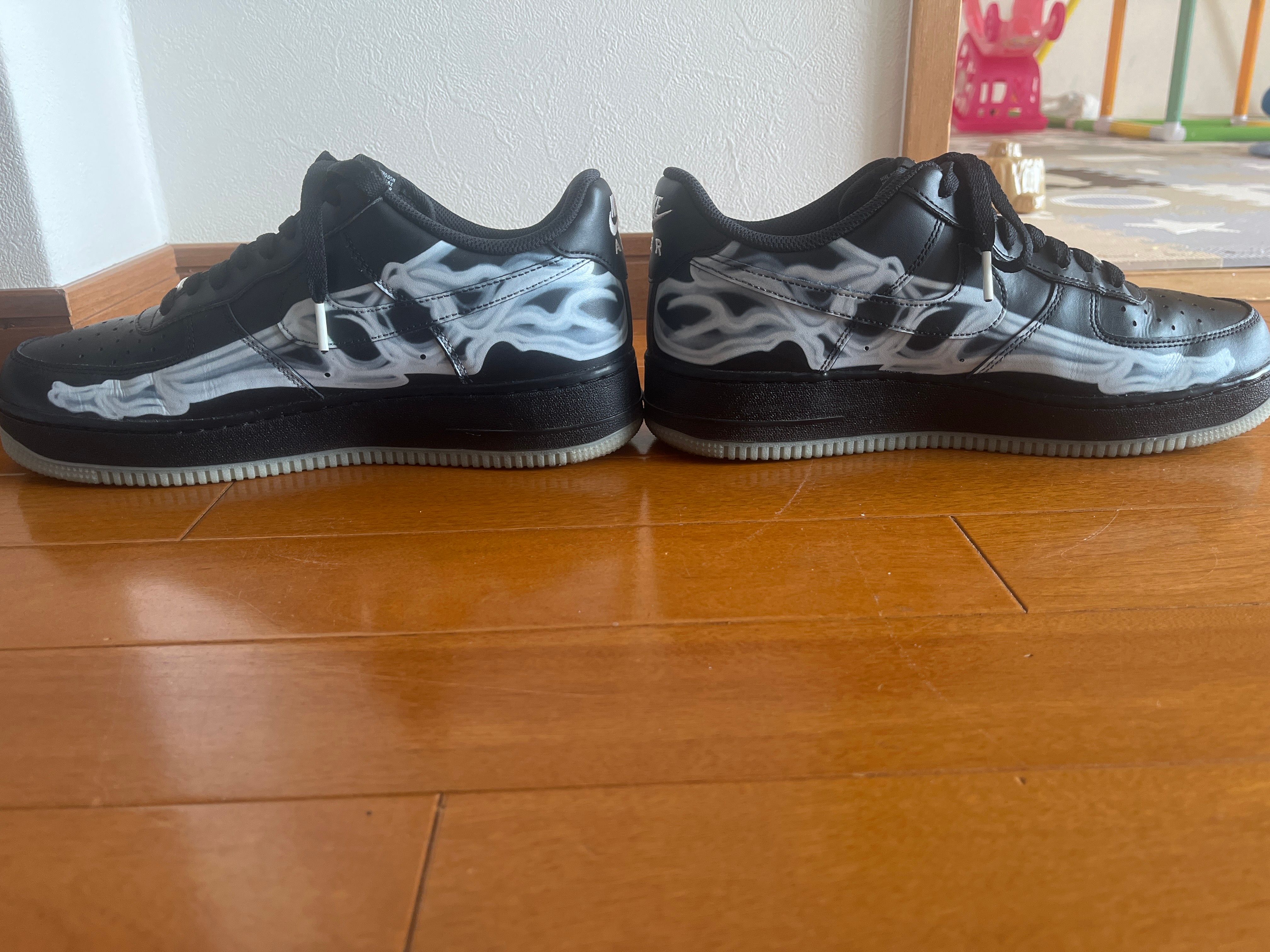 Nike Air Force 1 Low "Black Skeleton"