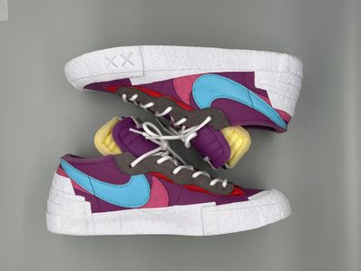 KAWS × sacai × Nike Blazer Low "Purple Dusk"