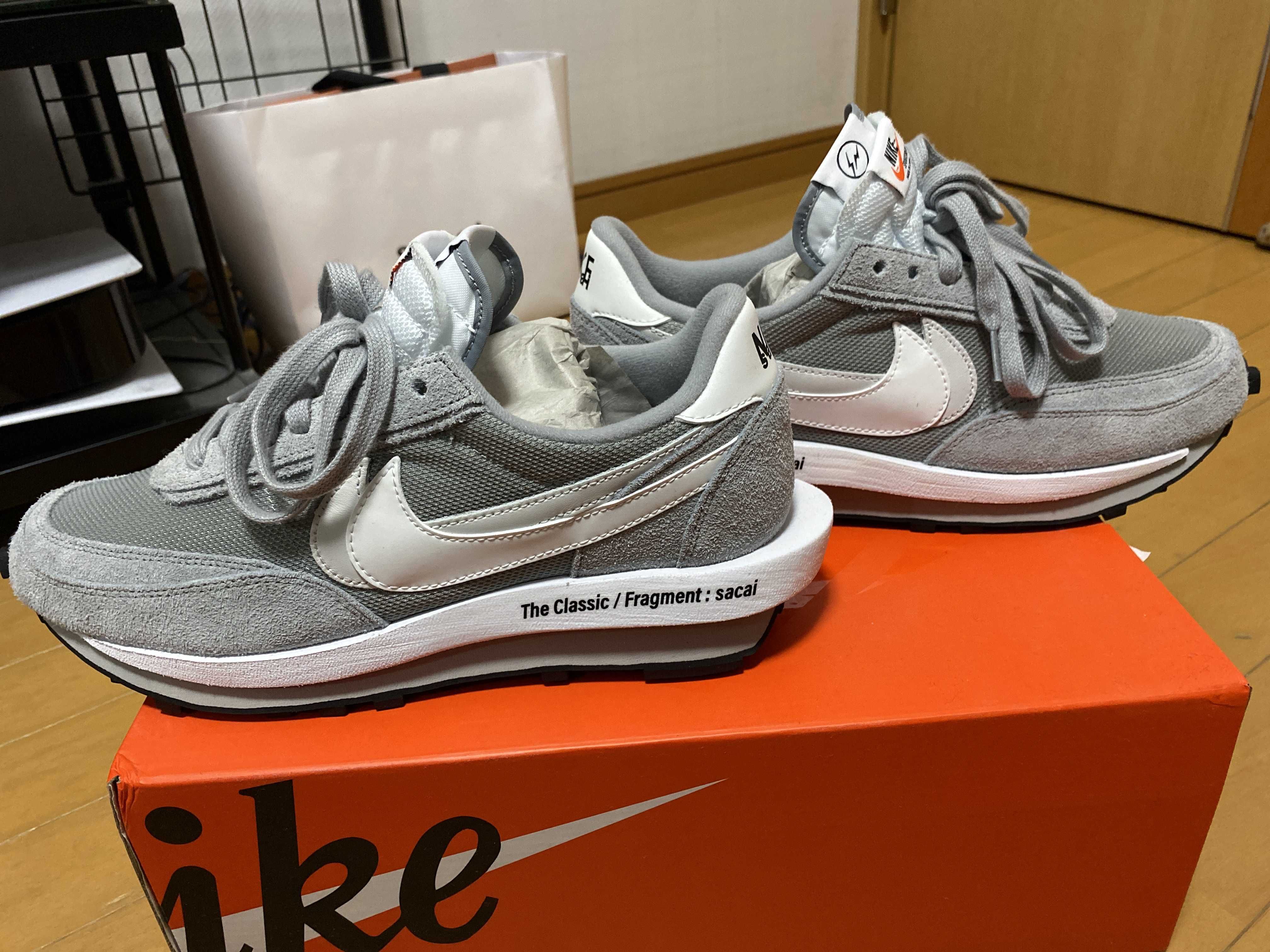 Fragment × sacai × Nike LD Waffle "Light Smoke Grey"