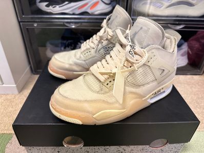 Off-White × Nike Women's Air Jordan 4 SP "Sail"