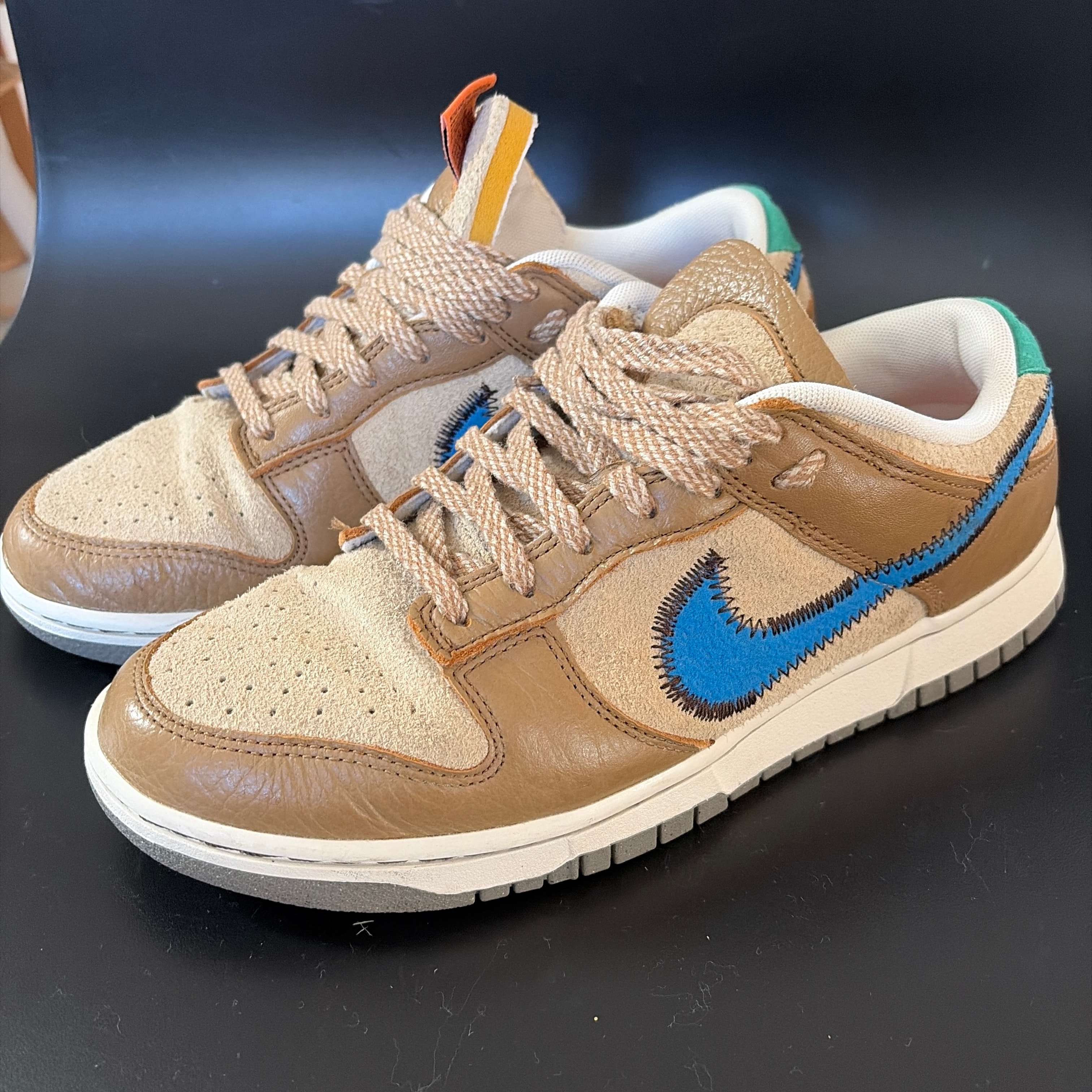 size? × Nike Dunk Low "Dark Driftwood/Photo BlueRattan"