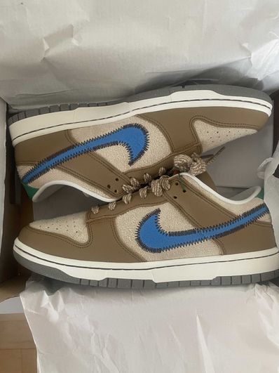 size? × Nike Dunk Low "Dark Driftwood/Photo BlueRattan"
