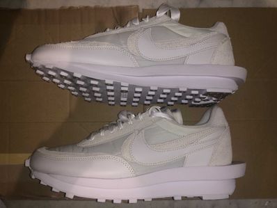 sacai × Nike LDV Waffle "Triple White"