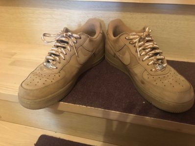 Supreme × Nike Air Force 1 Low "Flax/Wheat"