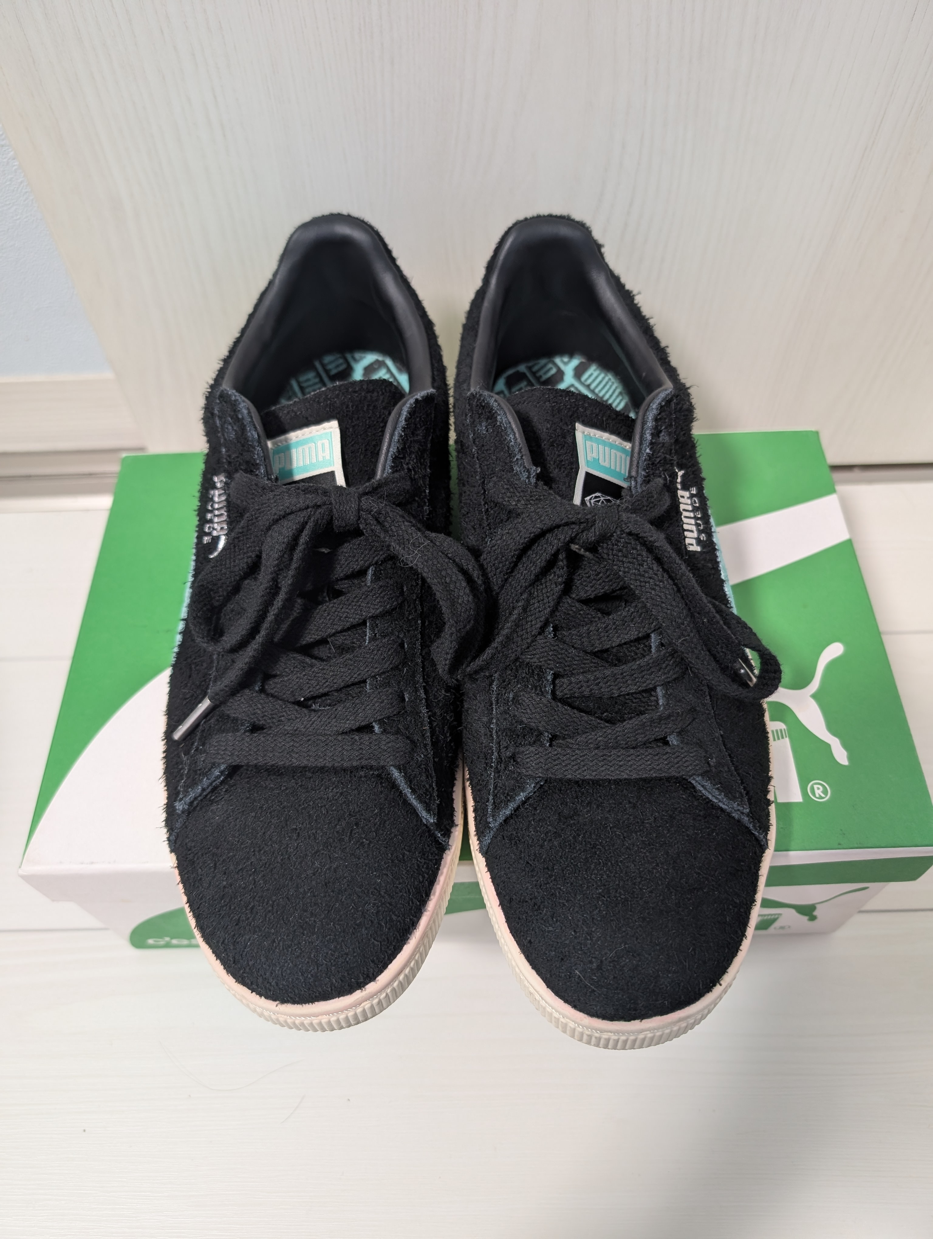 ダイヤモンド サプライ × プーマ スウェード "ブラック"