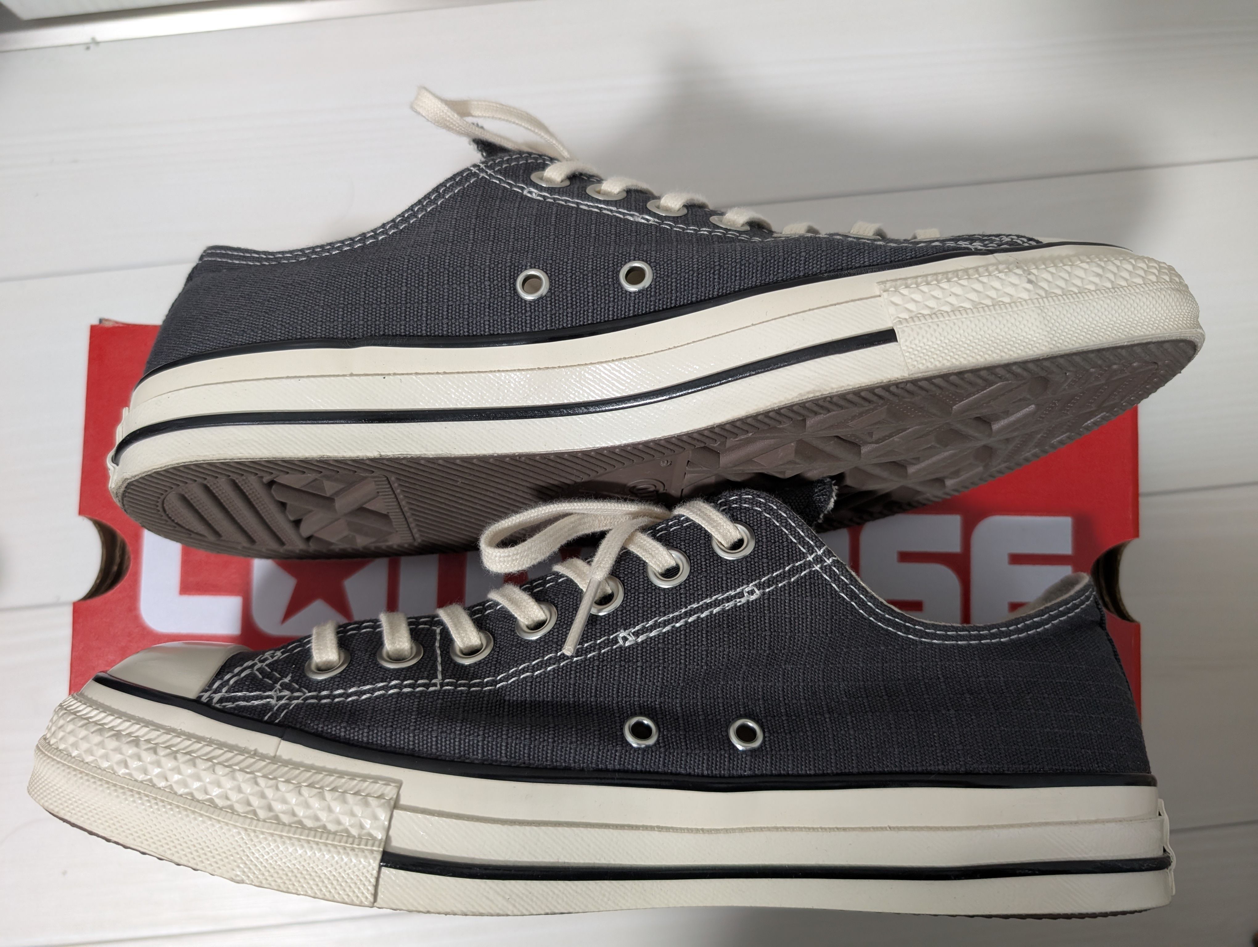 RHC Ron Herman × Converse All Star AGED OX "Charcoal Gray"