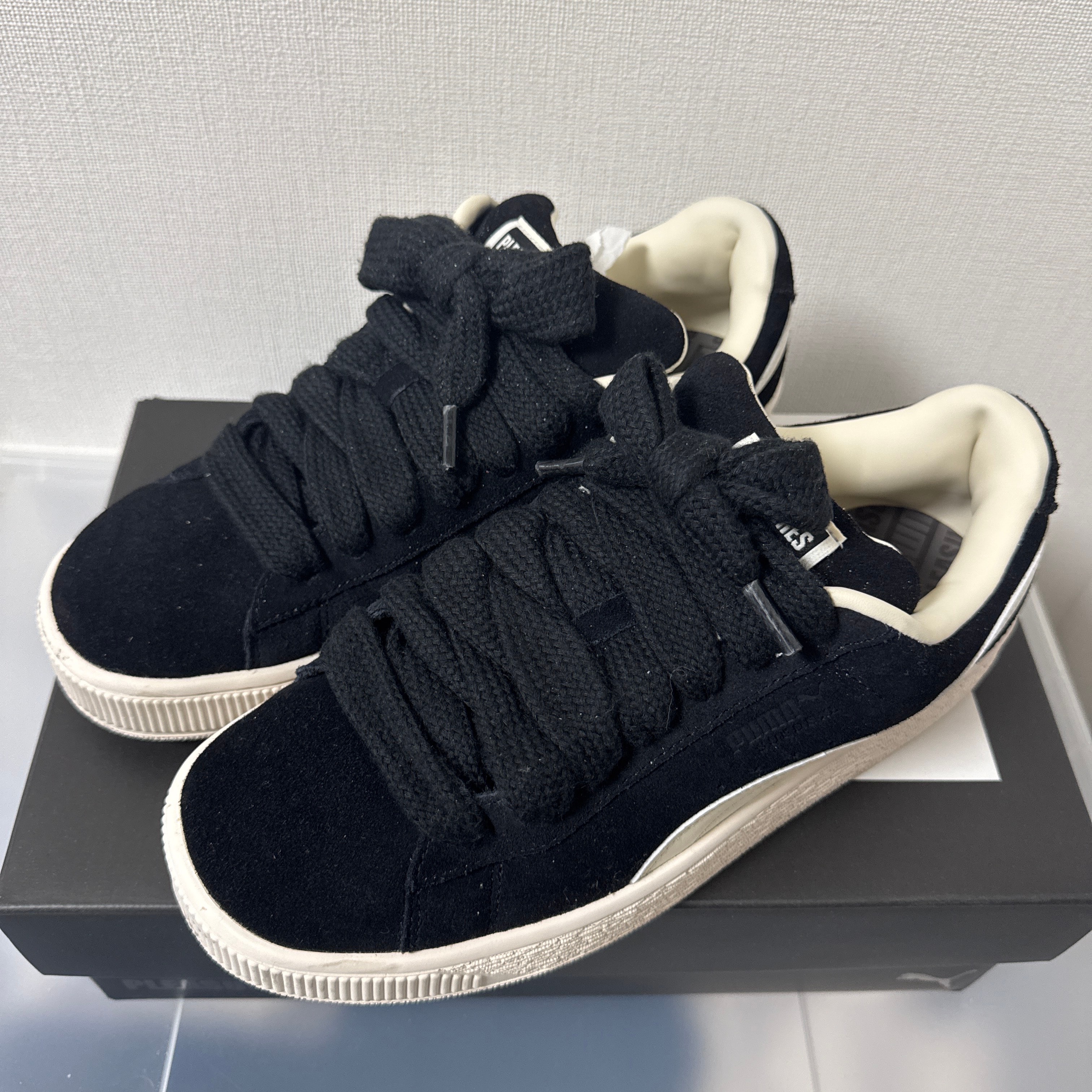 PLEASURES × Puma Suede XL "Black"