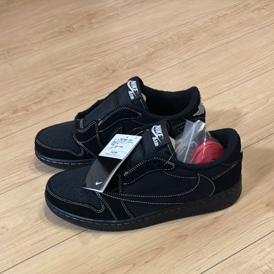 Travis Scott × Nike Air Jordan 1 Low OG SP "Black Phantom"