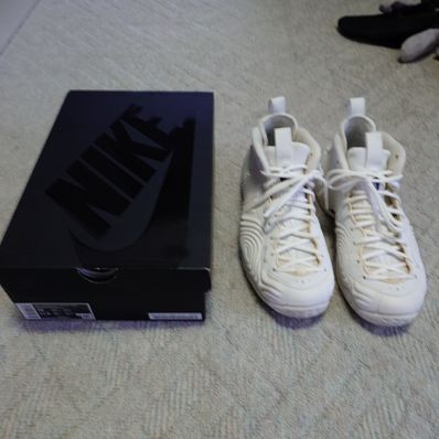 COMME des GARCONS × Nike Air Foamposite One "White"