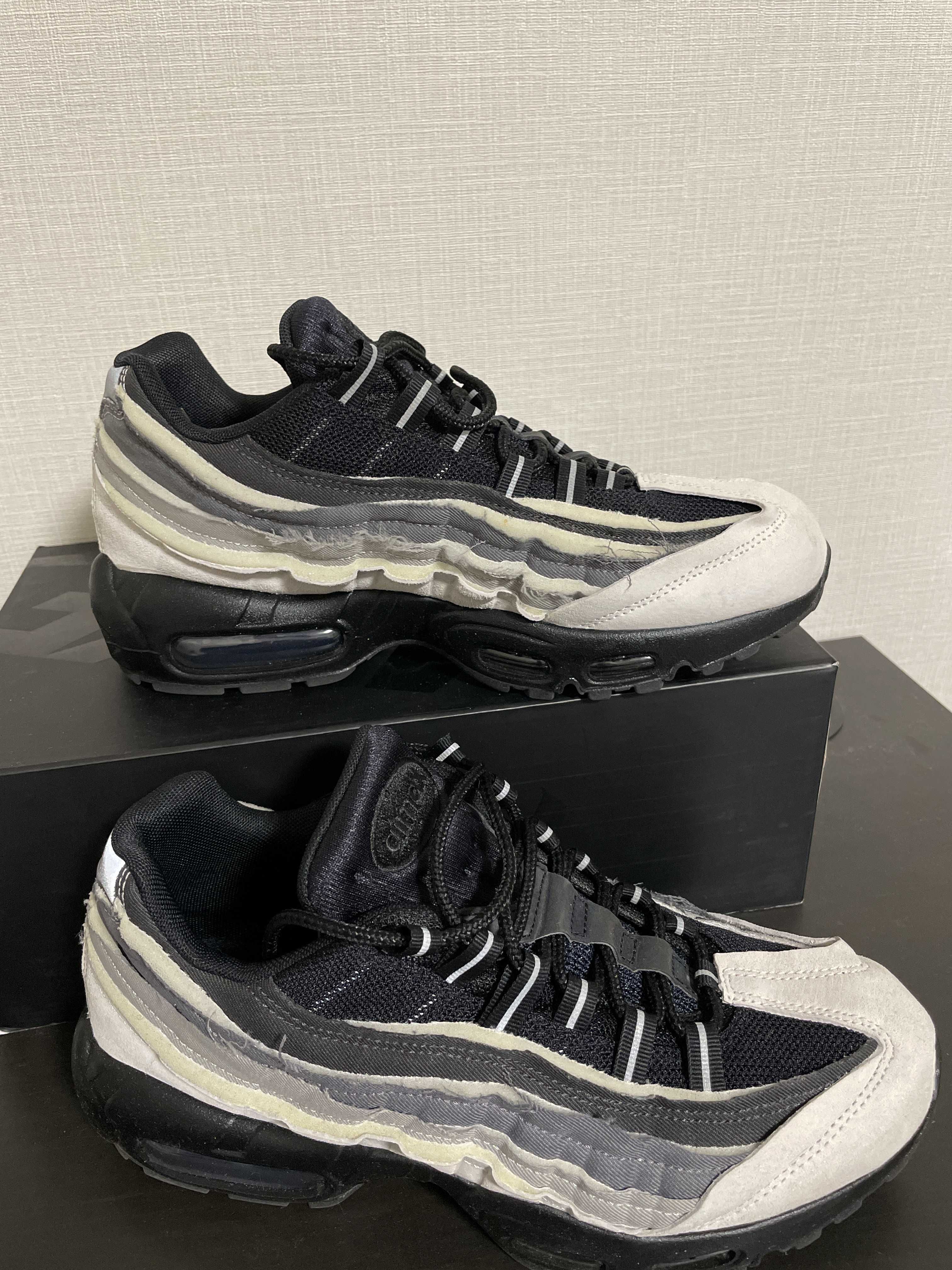 COMME des GARCONS × Nike Air Max 95 "Charcoal"