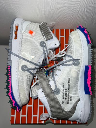 Off-White × Nike Air Force 1 Mid "White"