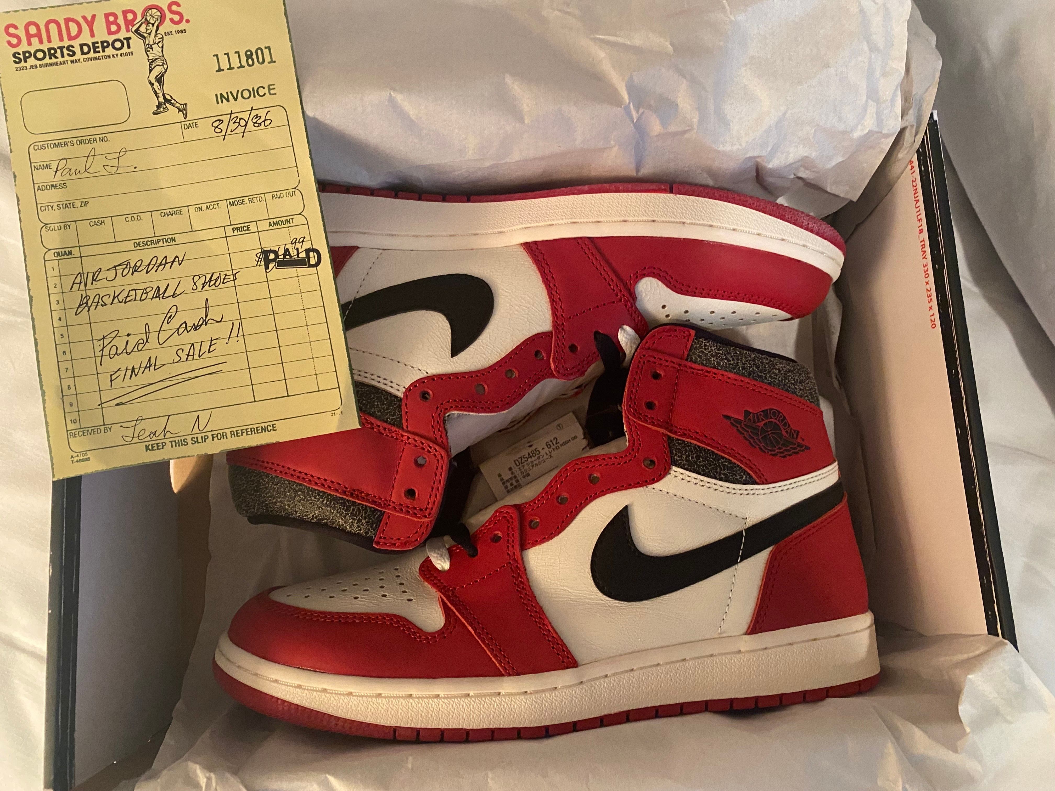 Nike Air Jordan 1 High OG "Lost & Found/Chicago"