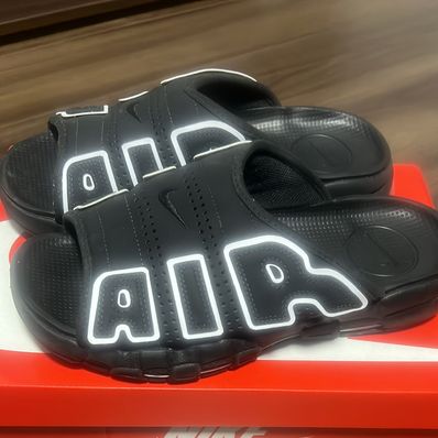 Nike Air More Uptempo Slide "Black" (DV2132-001/DV2137-001)