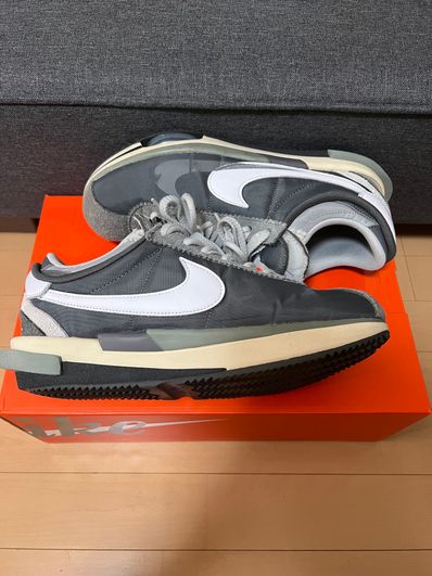 sacai × Nike Zoom Cortez "Iron Grey"