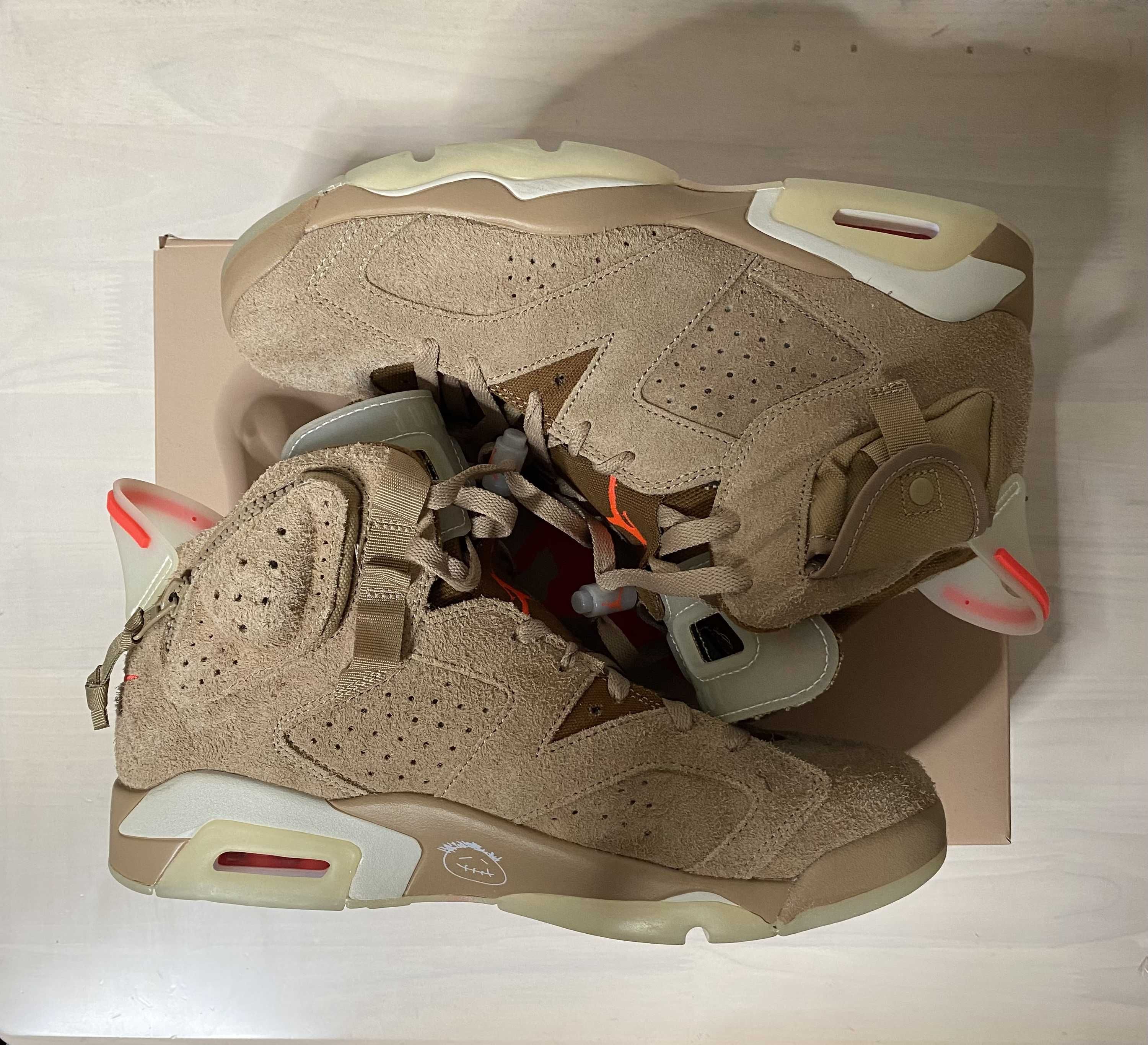 Travis Scott × Nike Air Jordan 6 "British Khaki"