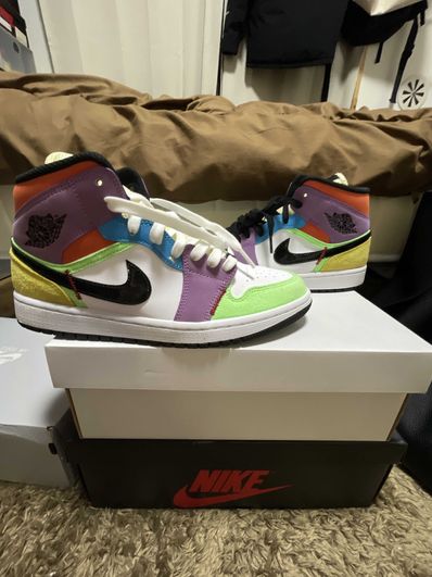 Nike Women's Air Jordan 1 Mid "Multi Color"