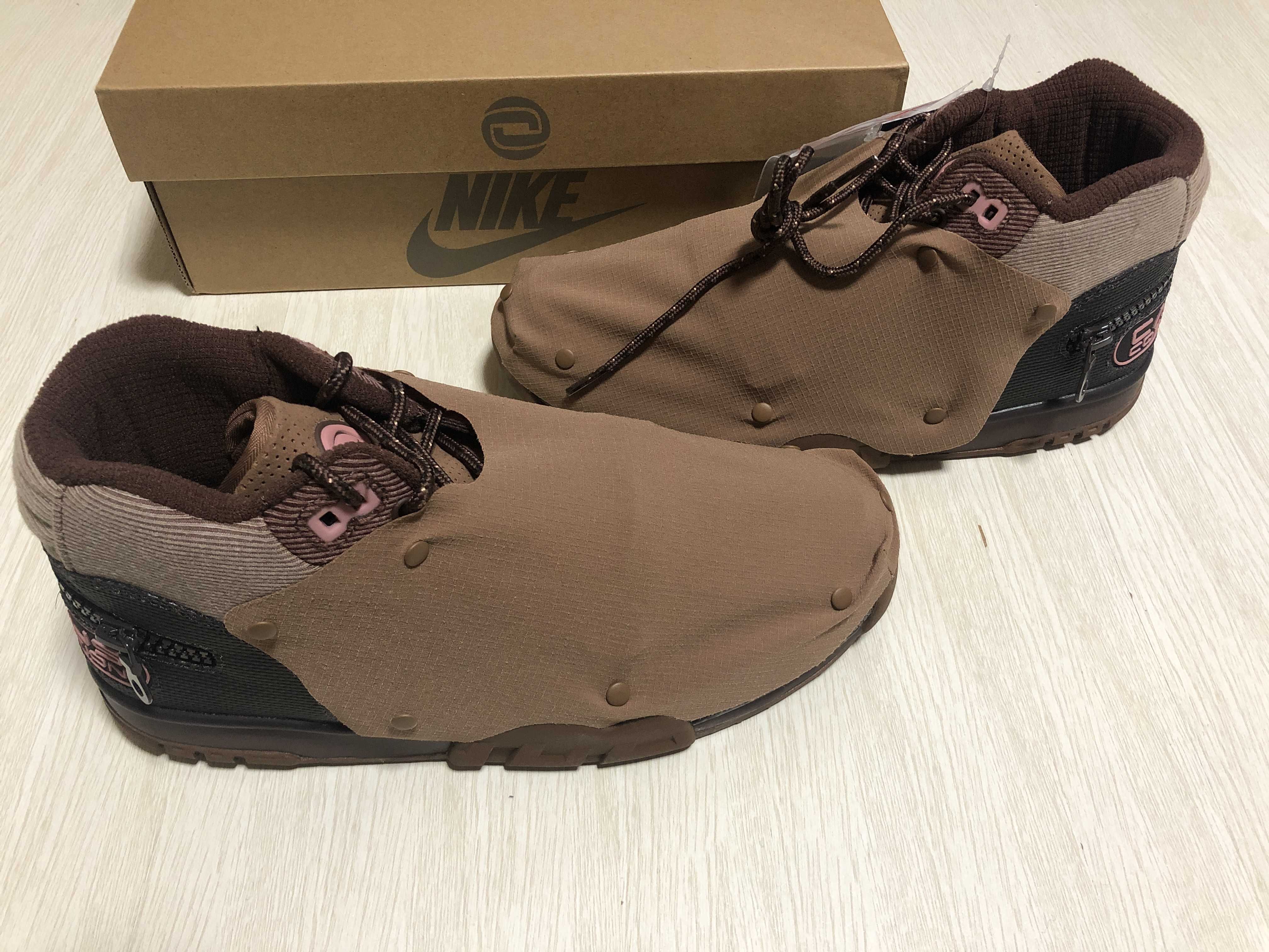 Travis Scott x Nike Air Trainer 1 SP "Archaeo Brown and Rust Pink"