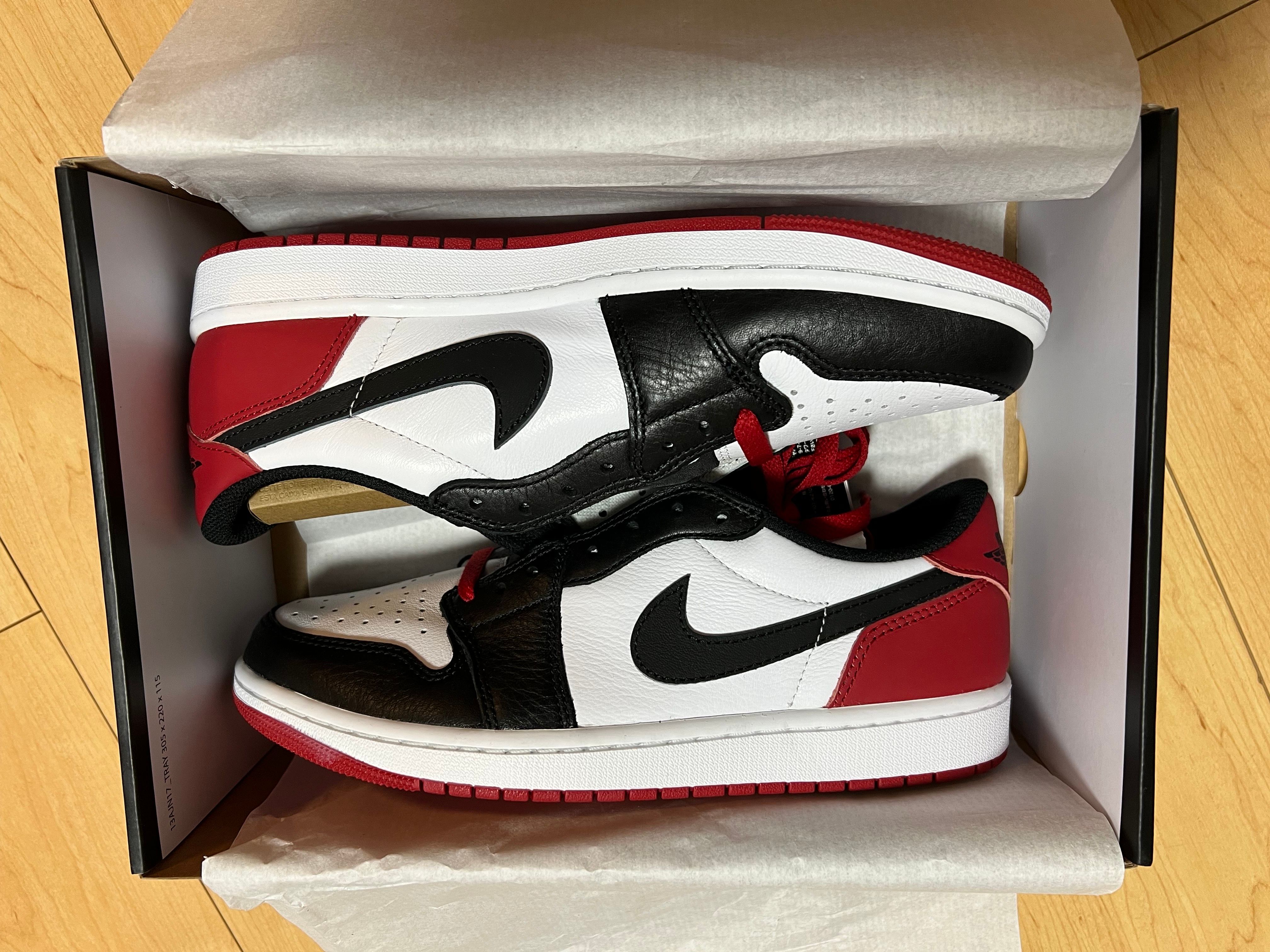 Nike Air Jordan 1 Retro Low OG "Black Toe"