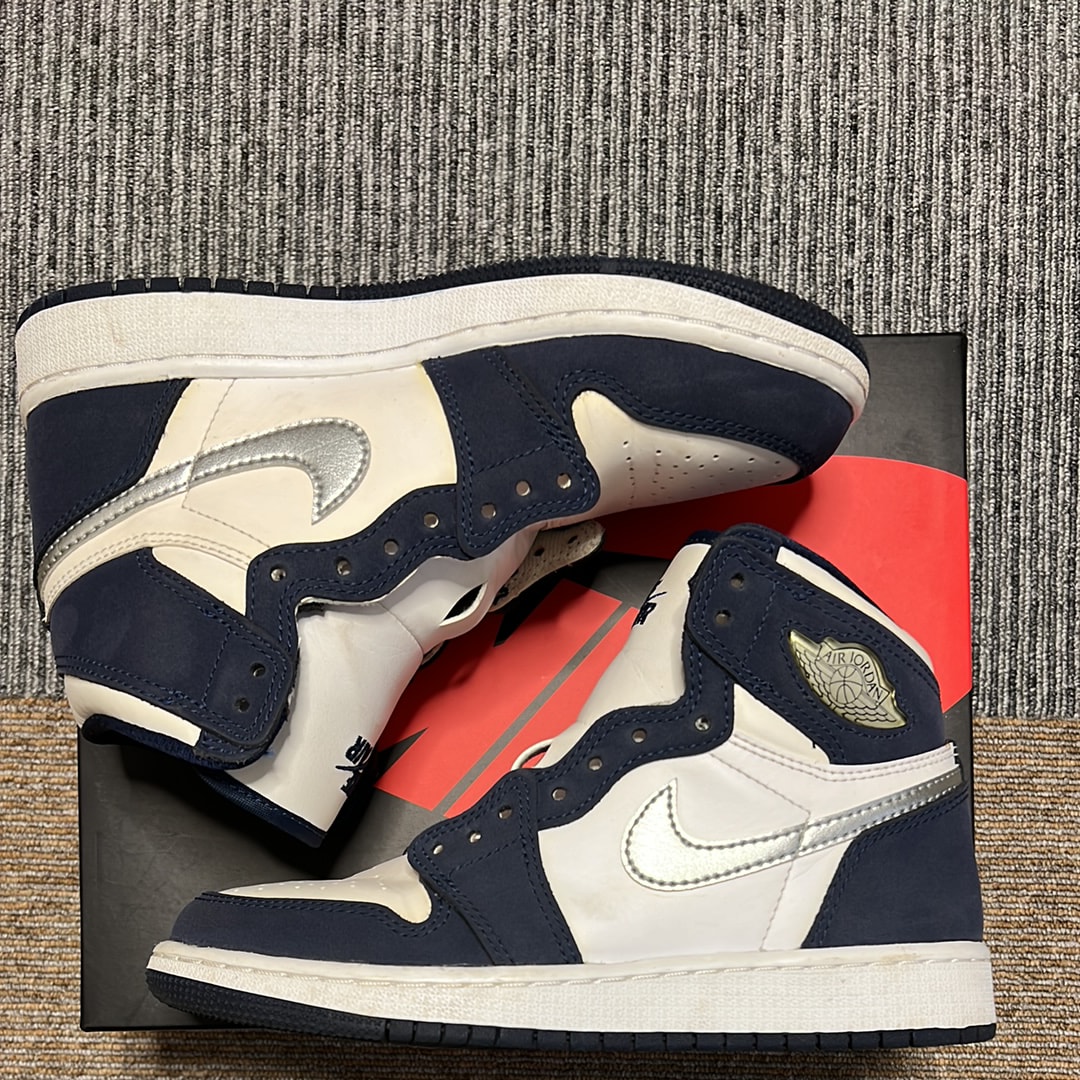 Nike GS Air Jordan 1 High OG CO.JP "Midnight Navy" (2020)(ブリーフケースなし)