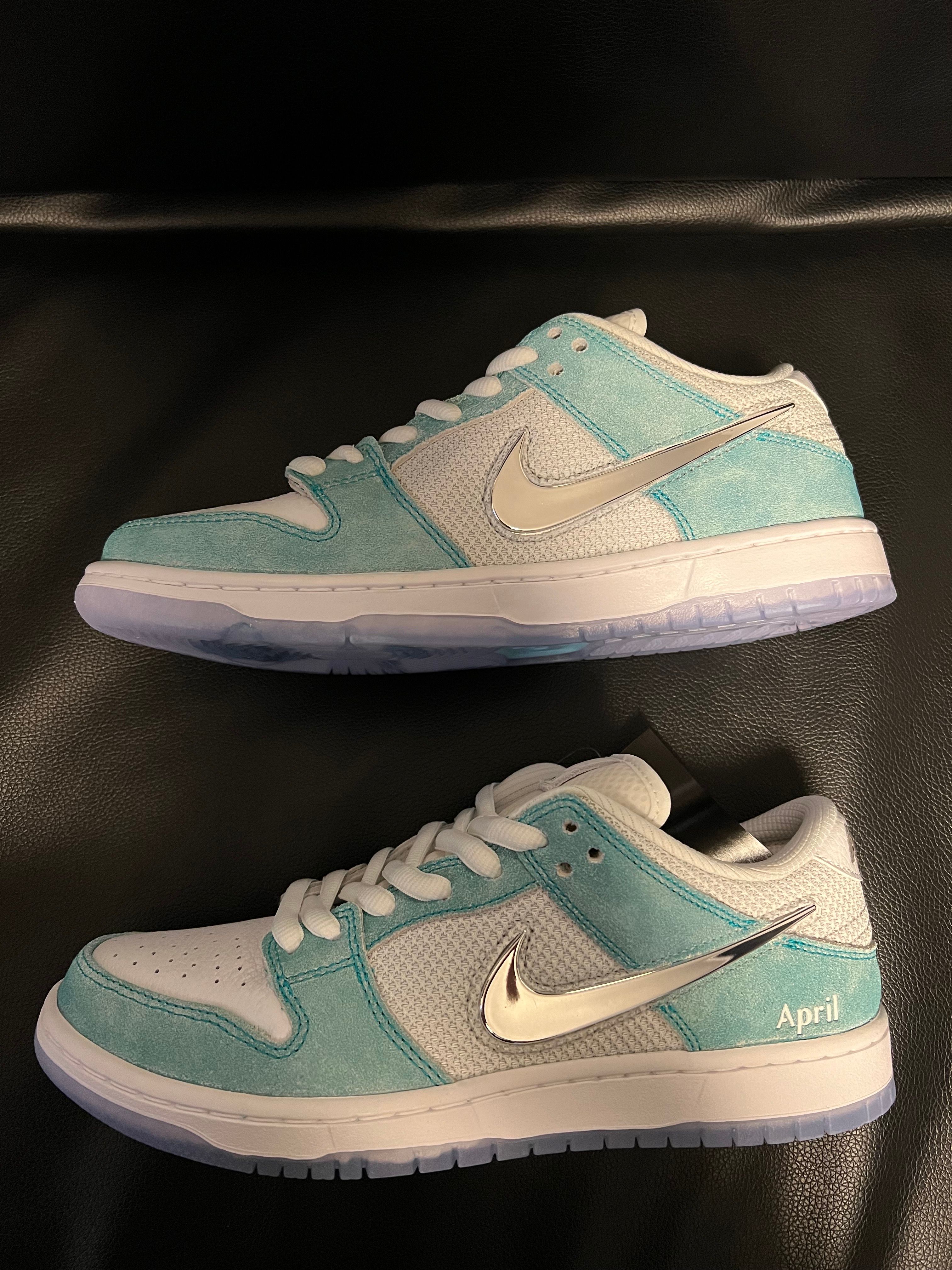 APRIL SKATEBOARDS × Nike SB Dunk Low Pro QS "White and Multi-Color"