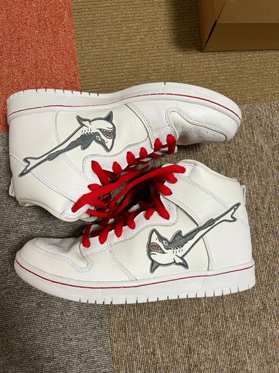 Oski x Nike SB Dunk High "Great White Shark"