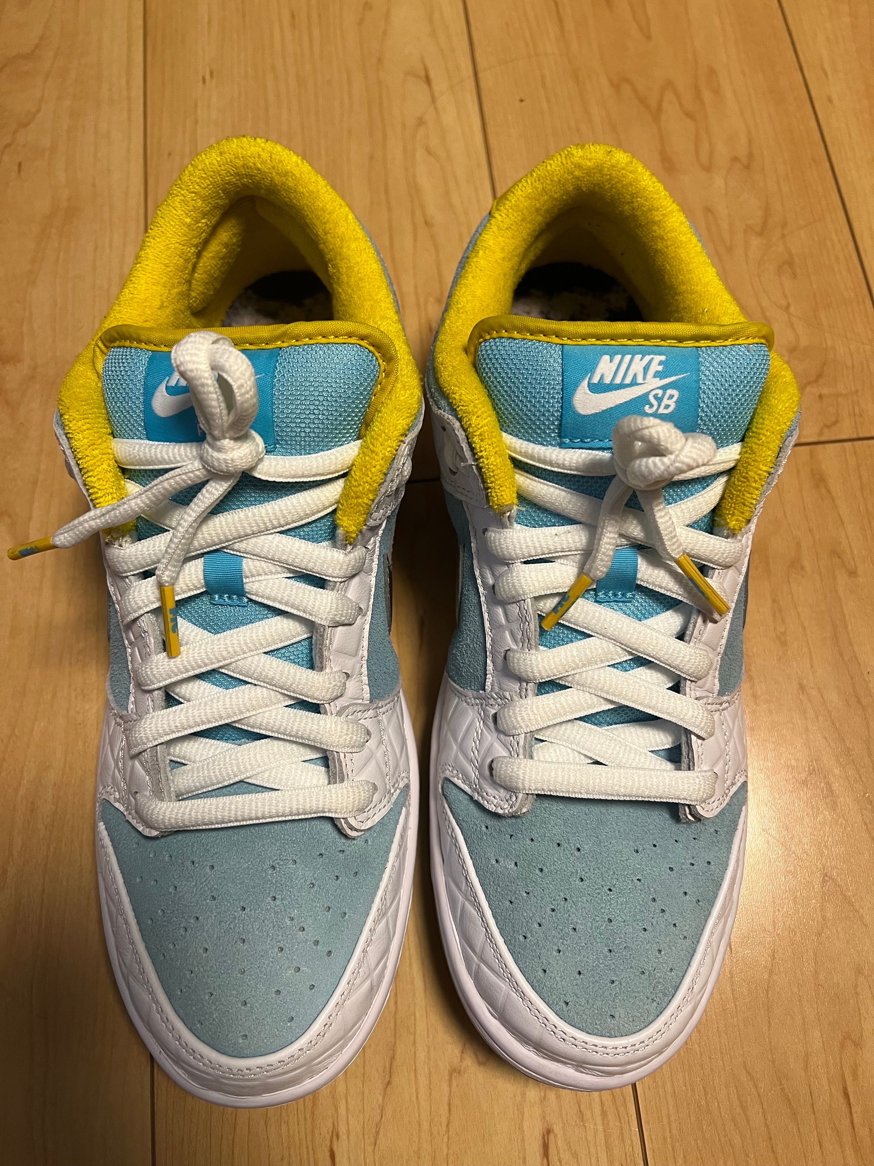 FTC × Nike SB Dunk Low "White/Blue"