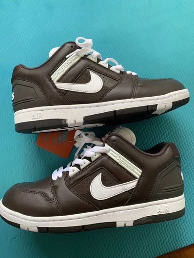 Supreme × Nike SB Air Force 2 Low "Baroque Brown"