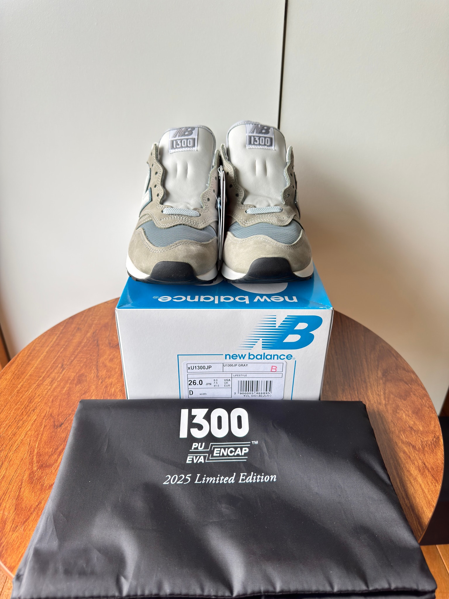 New Balance 1300JP Made in USA "Mirage Gray/Monument/Silver Birch" (2025)