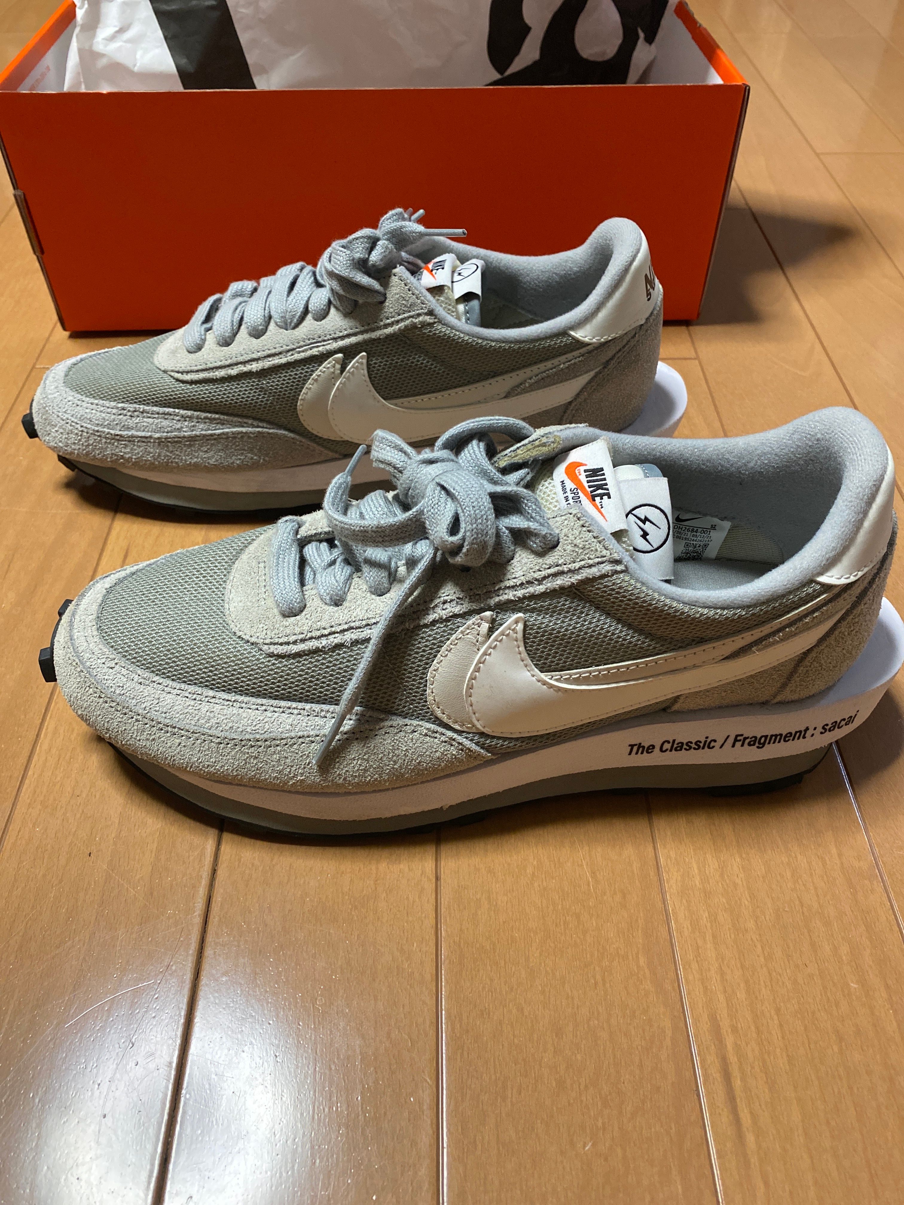 Fragment × sacai × Nike LD Waffle "Light Smoke Grey"