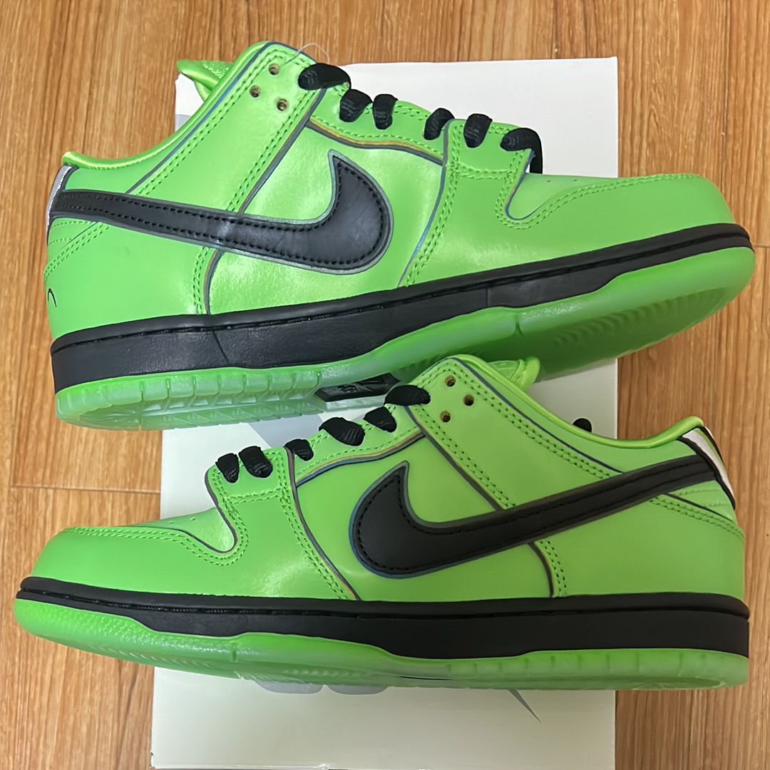 The Powerpuff Girls × Nike SB Dunk Low Pro QS "Buttercup"