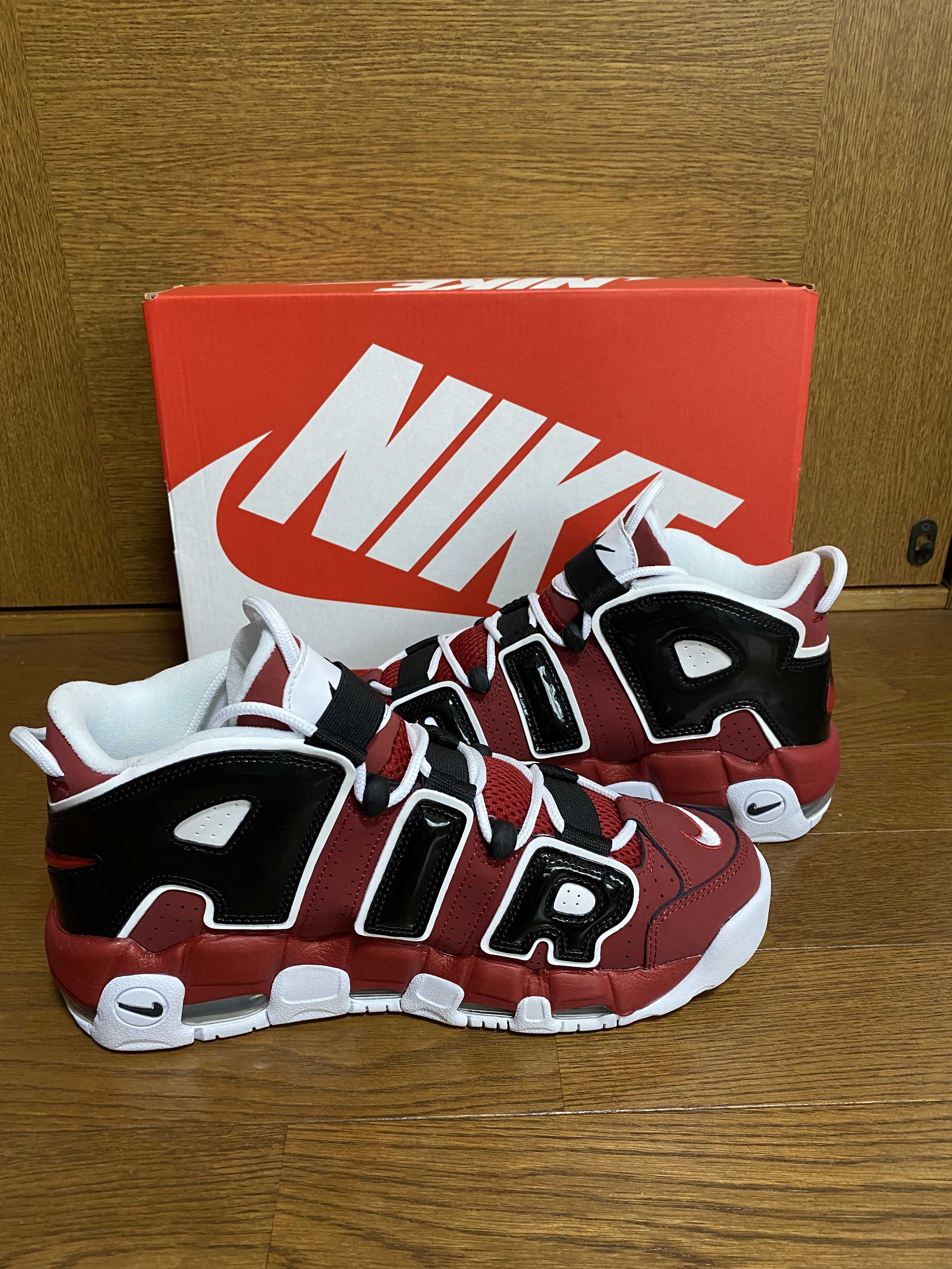 Nike Air More Uptempo ’96 "Black and Varsity Red" (2021)