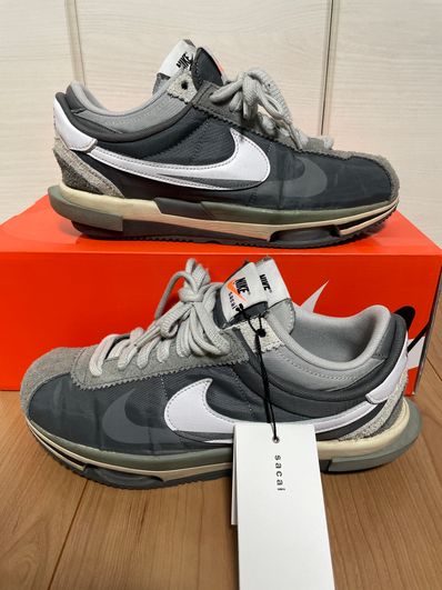 sacai × Nike Zoom Cortez "Iron Grey"