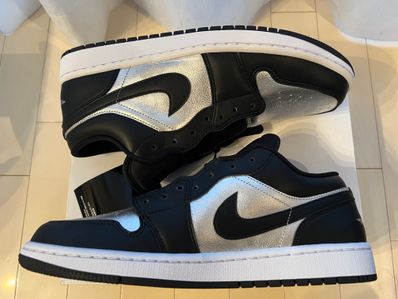 Nike Women's Air Jordan 1 Low SE "Black/Metallic Silver"