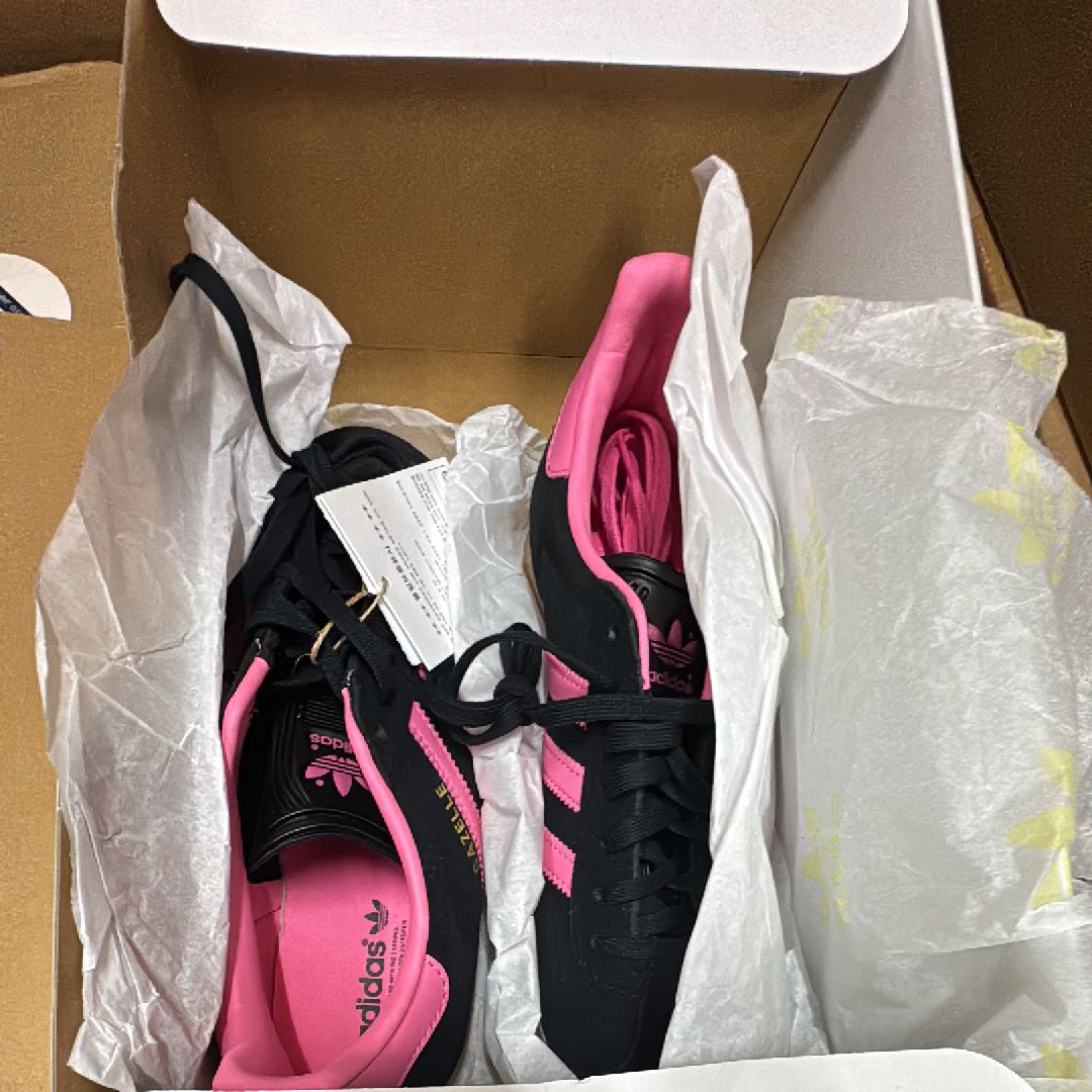 adidas Gazelle "Black/Pink/Gum"