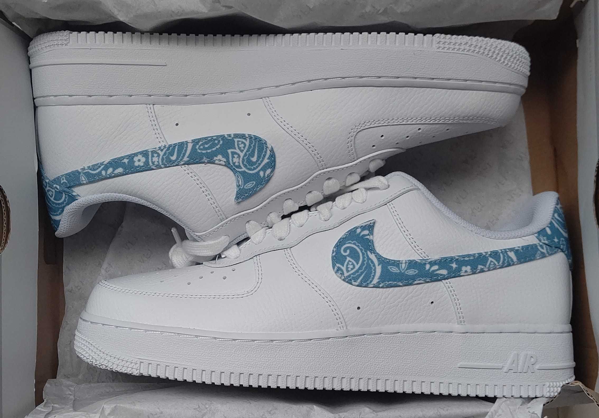 Nike Women's Air Force 1 Low '07 Essential "Blue Paisley"