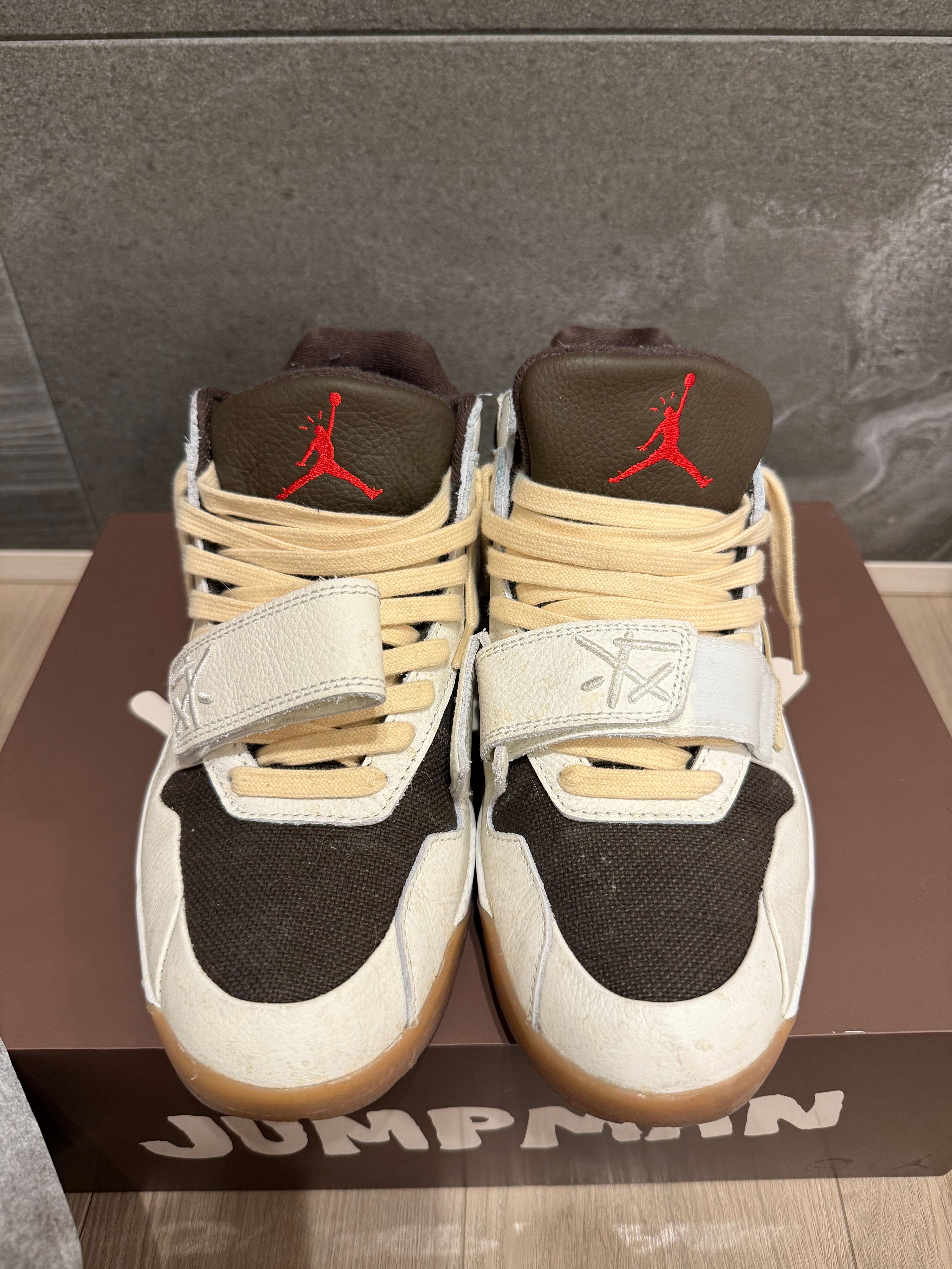 Travis Scott × Nike Jordan Jumpman Jack TR "Sail and Dark Mocha"