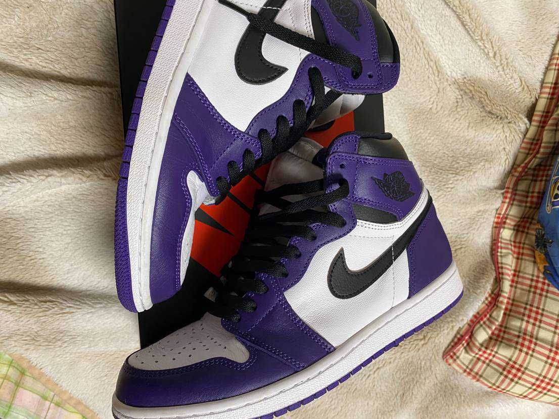 Nike Air Jordan 1 Retro High OG "Court Purple White/Black" (2020)   
