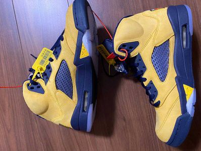 NIKE AIR JORDAN 5 "MICHIGAN"