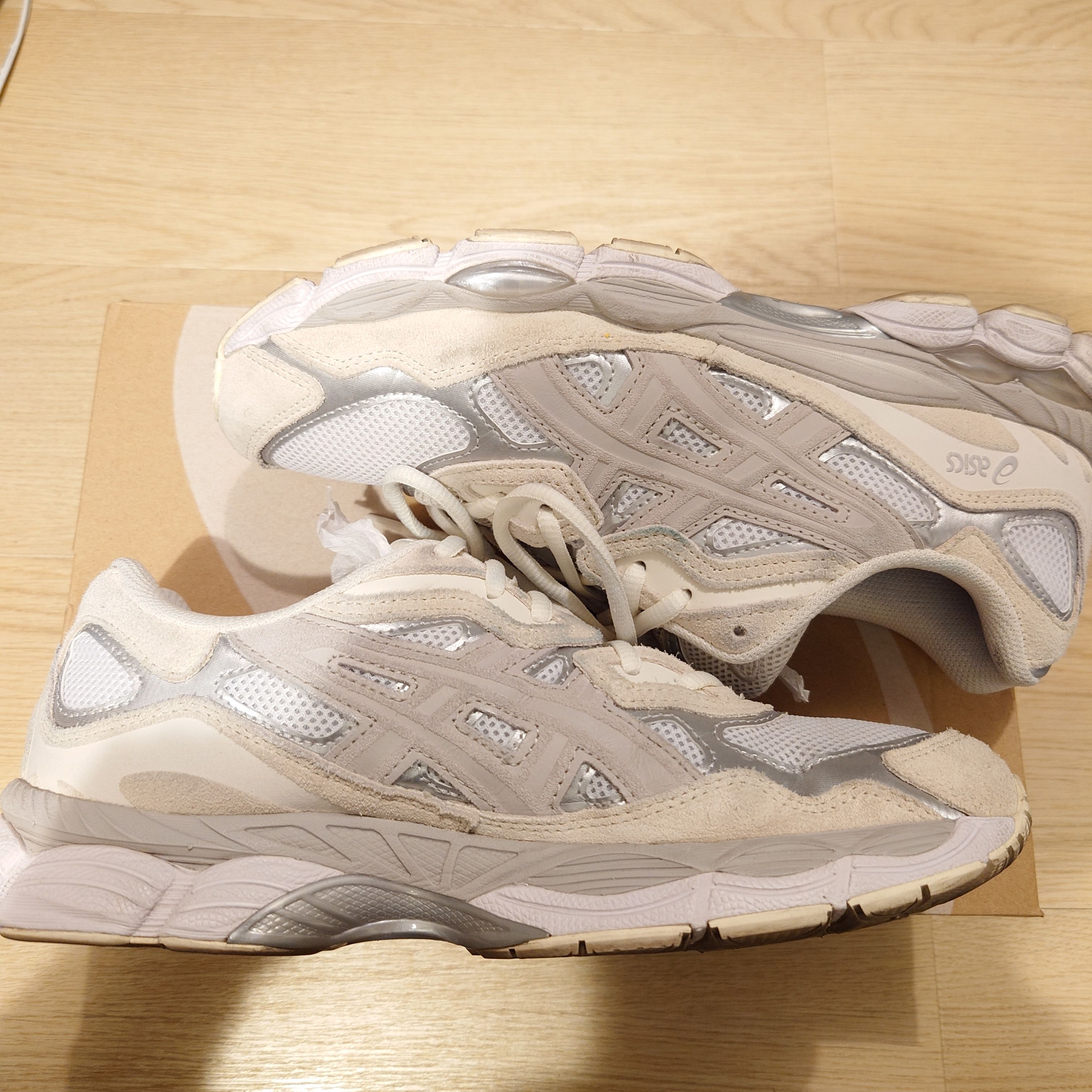 Asics Gel-NYC "White/Oyster Grey"