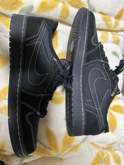 Travis Scott × Nike Air Jordan 1 Low OG SP "Black Phantom"