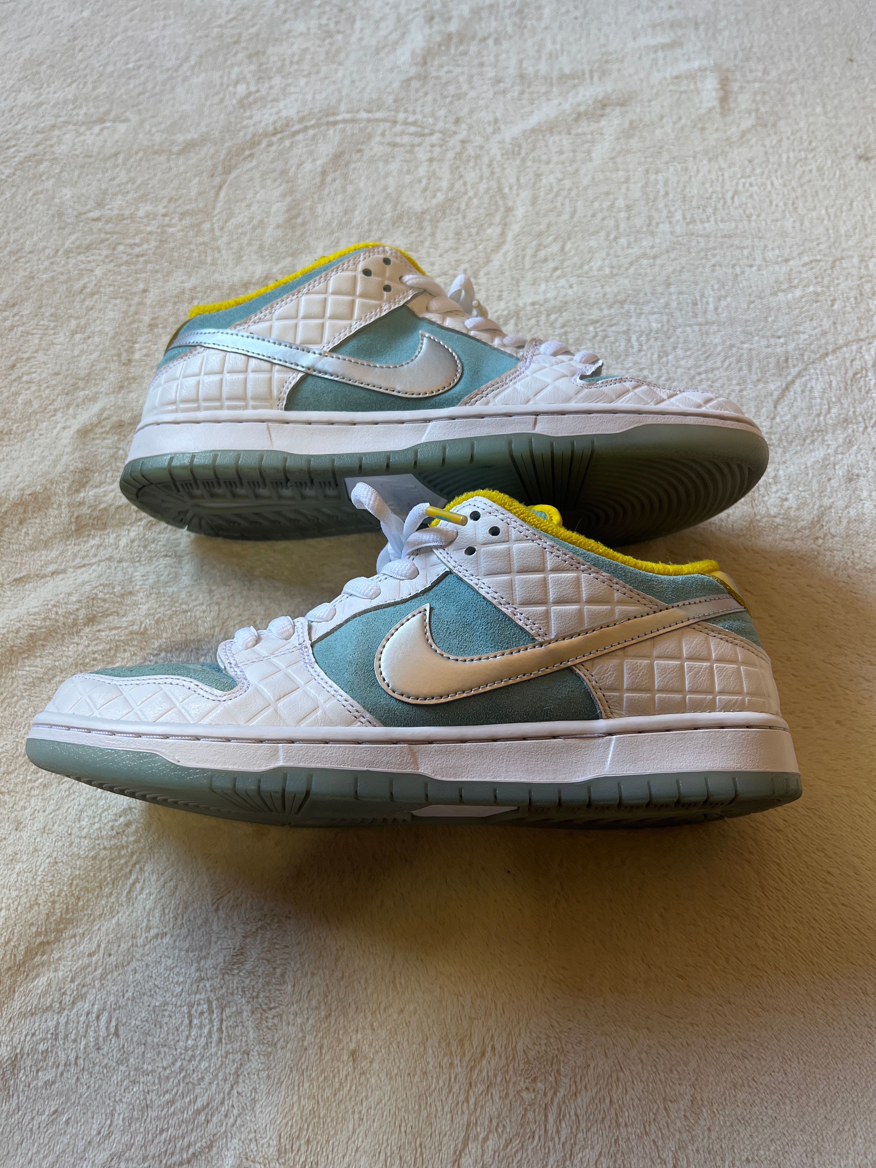 FTC × Nike SB Dunk Low "White/Blue"