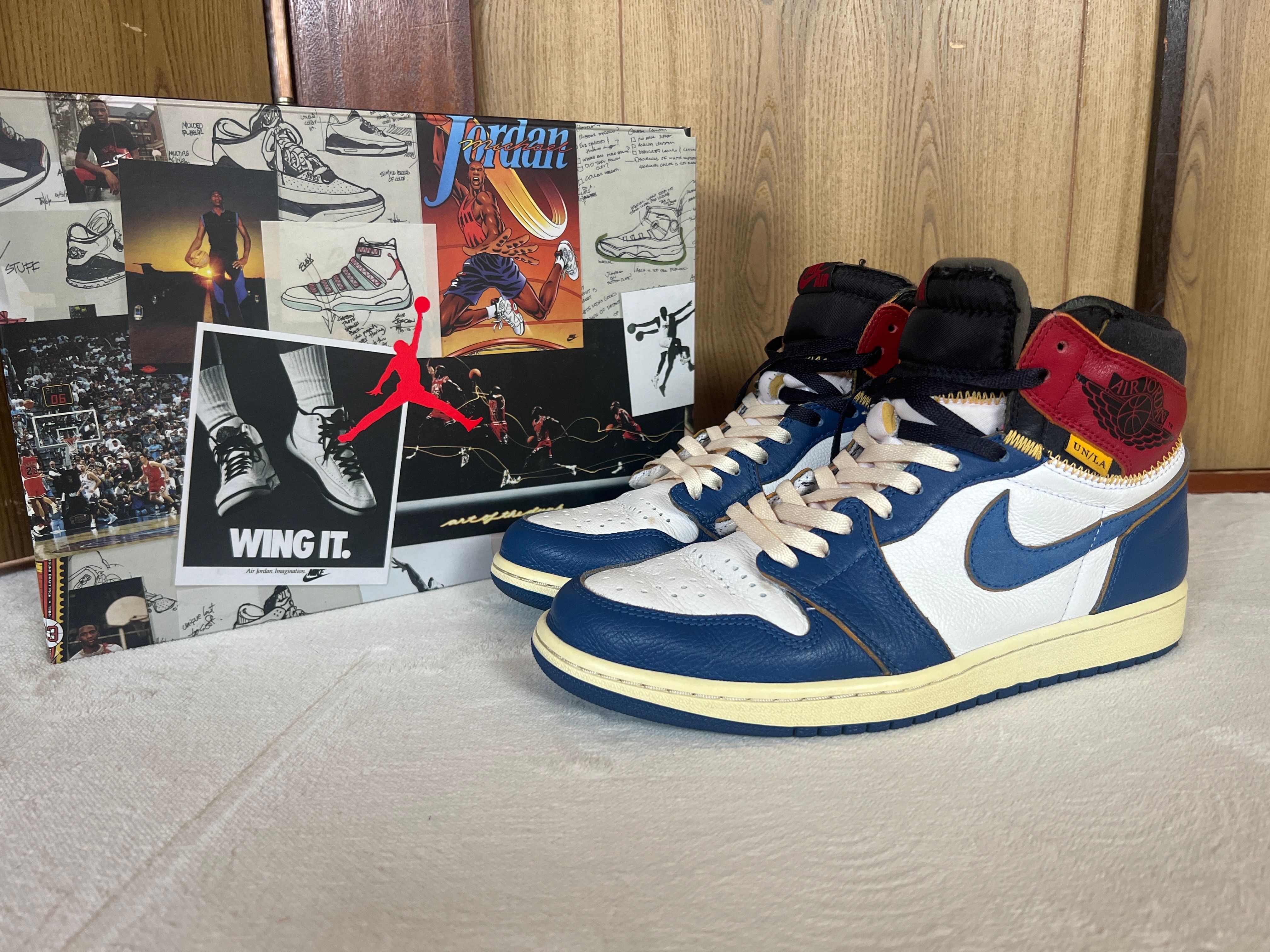 Union × Nike Air Jordan 1 Retro High OG NRG "Storm Blue/Varsity Red"