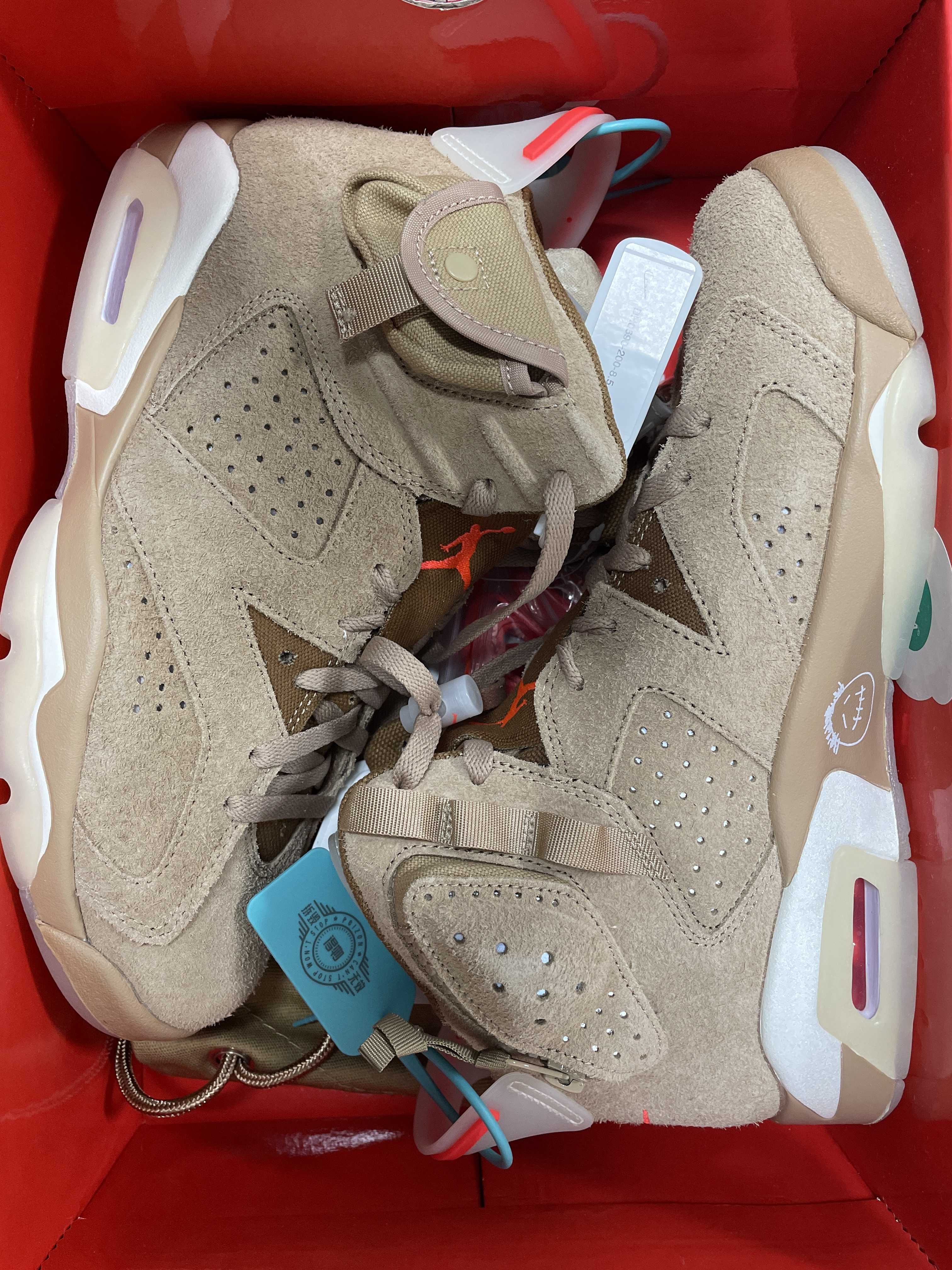 Travis Scott × Nike Air Jordan 6 "British Khaki"