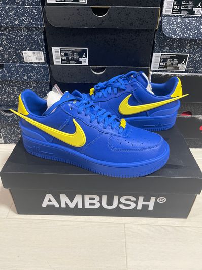 AMBUSH × Nike Air Force 1 Low "Game Royal and Vivid Sulfur"