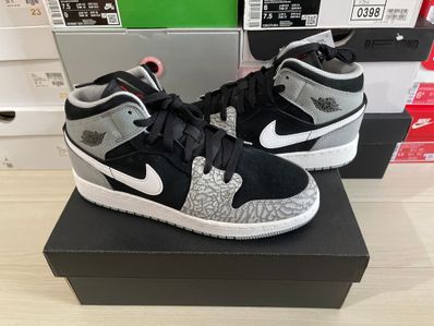 Nike GS Air Jordan 1 Mid "Elephant Toe/Safari"