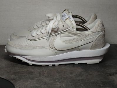 sacai × Nike LDV Waffle "Triple White"